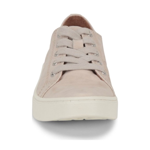 Genuine Leather Lace Up Low Top Sneakers - Picture 4 of 4